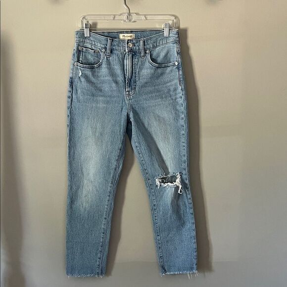 Madewell the Perfect Vintage Jeans Ankle Size 28 Distressed - Picture 1 of 16